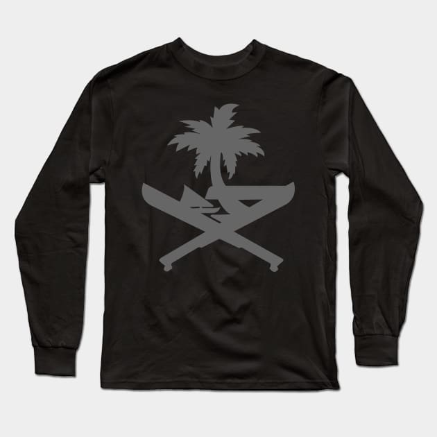 Run 671 Guam Machete Seal Long Sleeve T-Shirt by RUN 671 GUAM